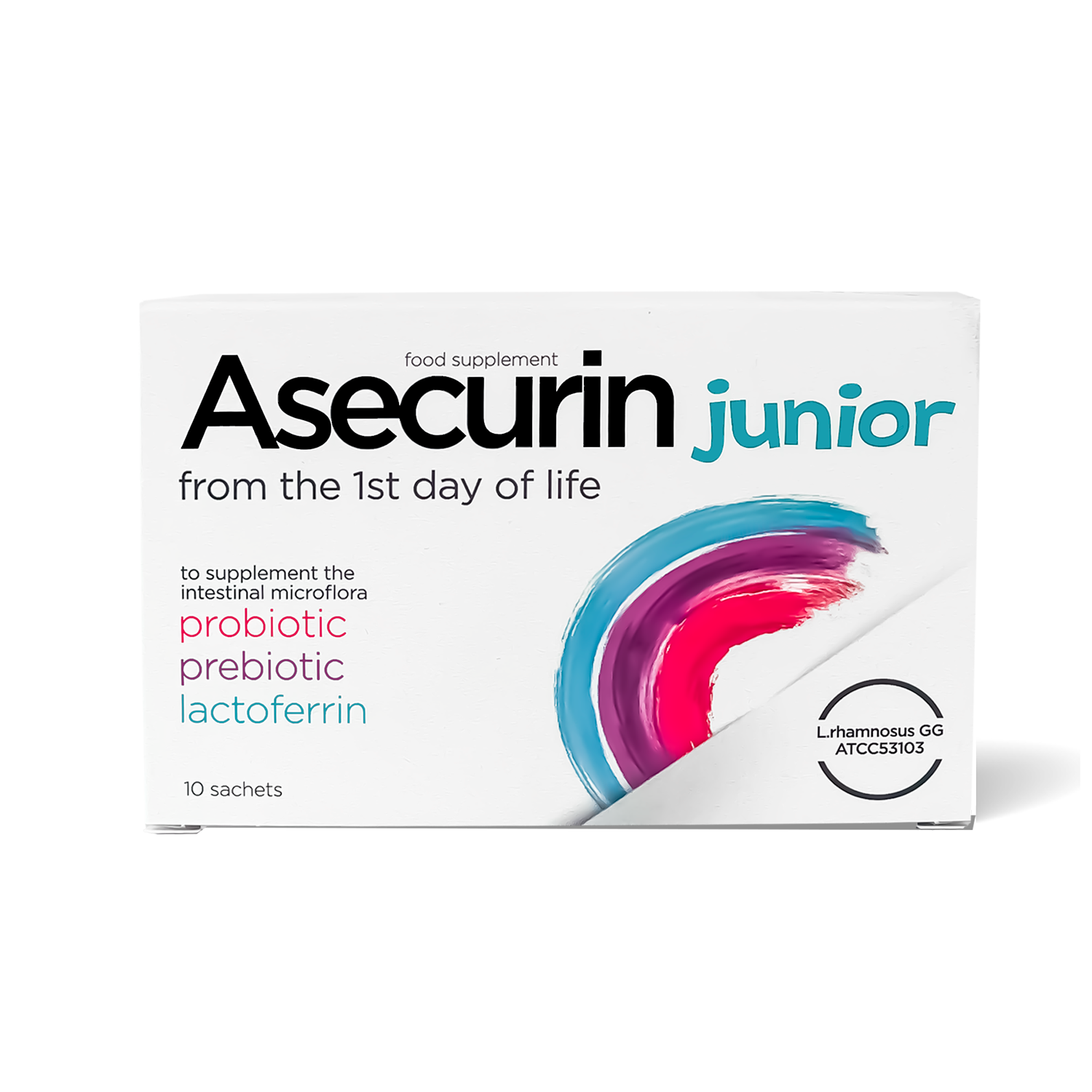 Men Vi Sinh Asecurin Junior Hộp 10 Gói X 2,6g.