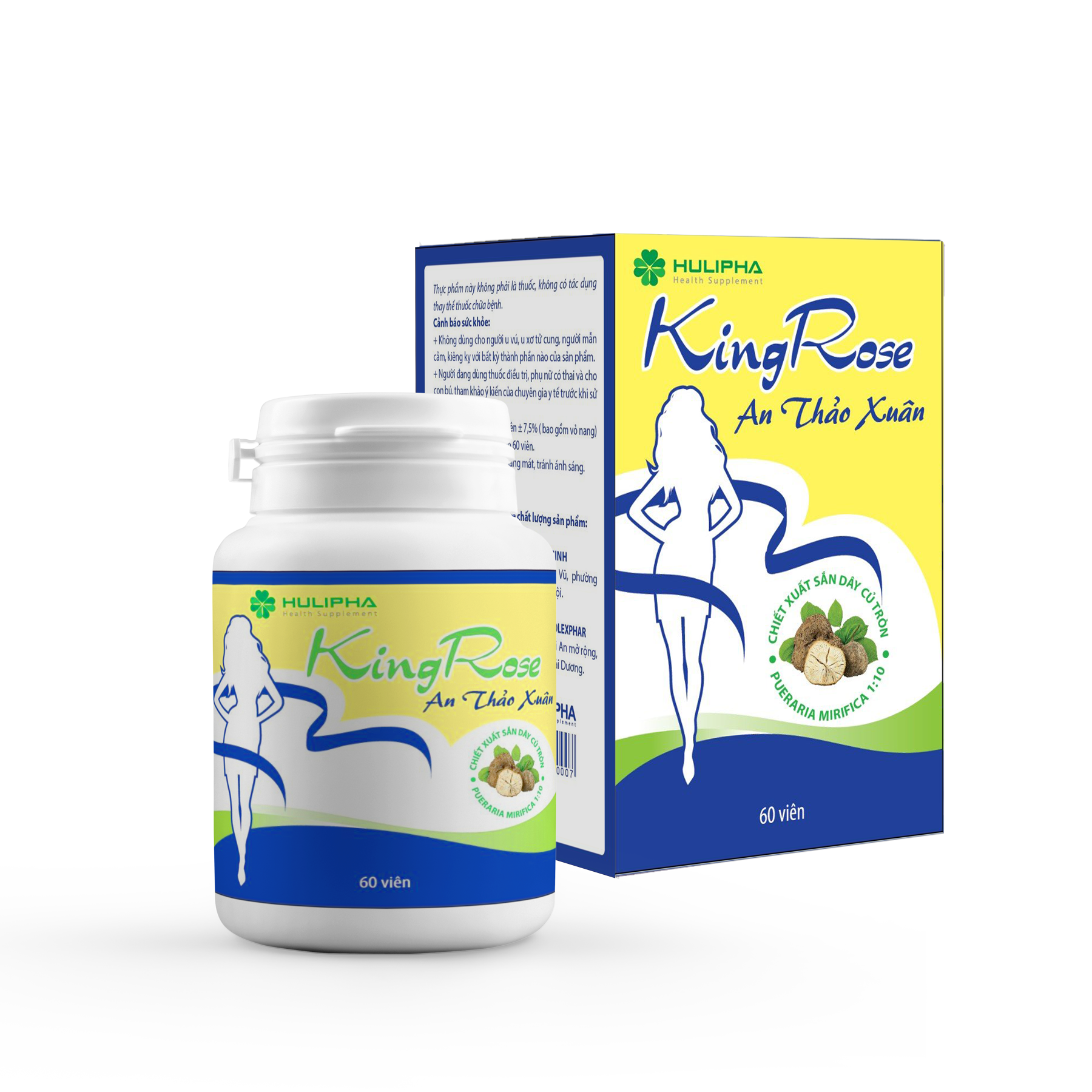 Kingrose An Thảo Xuân. Hộp 1 Lọ 60 Viên.